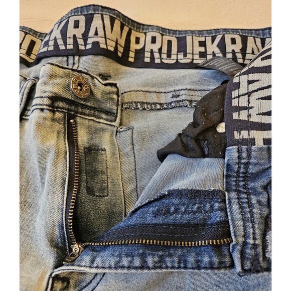 Projek Raw Light Wash Straight Leg Denim Jeans Size 36 - Picture 4 of 15